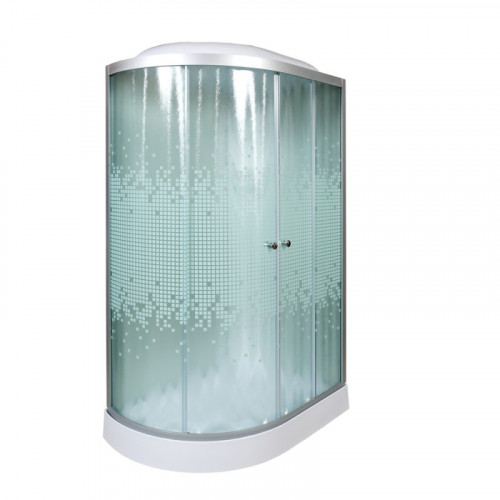 Душевая кабина DTO L 902 R с гидромассажем и электрикой (120x80)