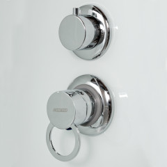 Душевая кабина DTO D 102 S L с электрикой (120x80)