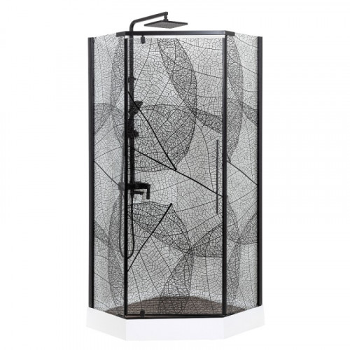 Душевое ограждение DTO PB 90 Black (88-90)