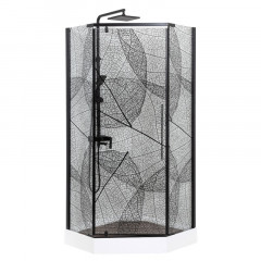 Душевое ограждение DTO PB 90 Black (88-90)