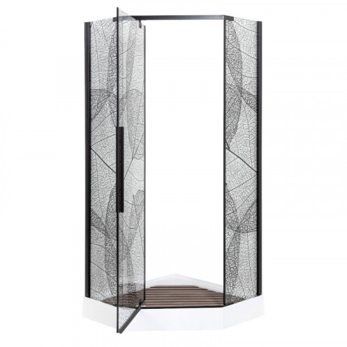 Душевое ограждение DTO PB 90 Black (88-90)