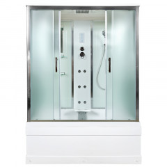 Душевой бокс DTO ЕМ 4517 с электрикой и гидромассажем (170x90)