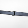 Душевая перегородка DTO LB 110 Black (108-110)x(70-120)