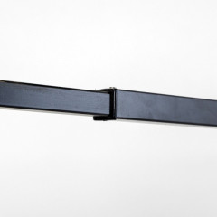 Душевая перегородка DTO LB 110 Black (108-110)x(70-120)