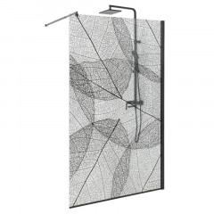 Душевая перегородка DTO MB 100 Black (98-100)x(70-120)