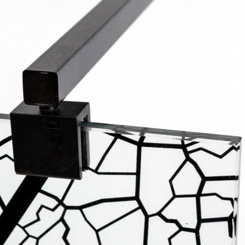 Душевая перегородка DTO MB 100 Black (98-100)x(70-120)