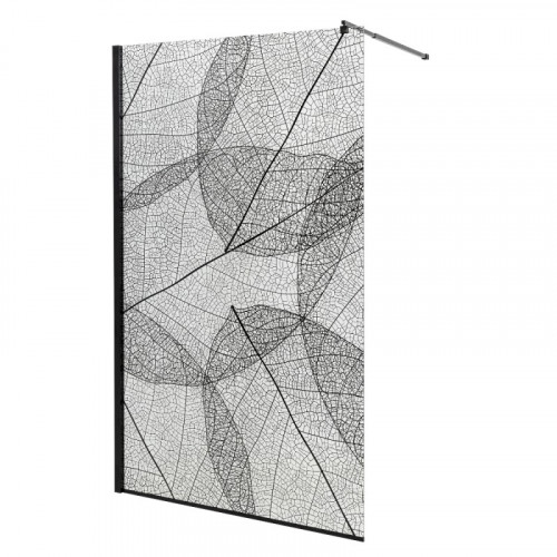 Душевая перегородка DTO MB 110 Black (108-110)x(70-120)