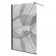 Душевая перегородка DTO MB 110 Black (108-110)x(70-120)