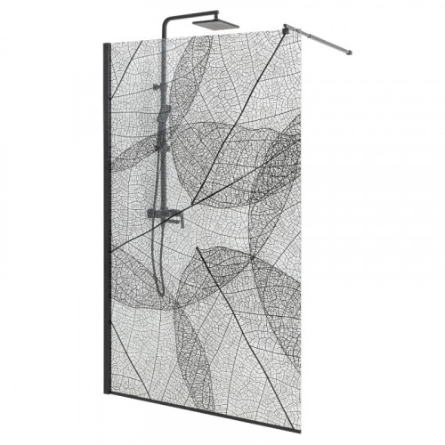 Душевая перегородка DTO MB 110 Black (108-110)x(70-120)