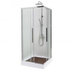 Душевое ограждение DTO KC 80-90 Chrome ((80-90)x(78-90))