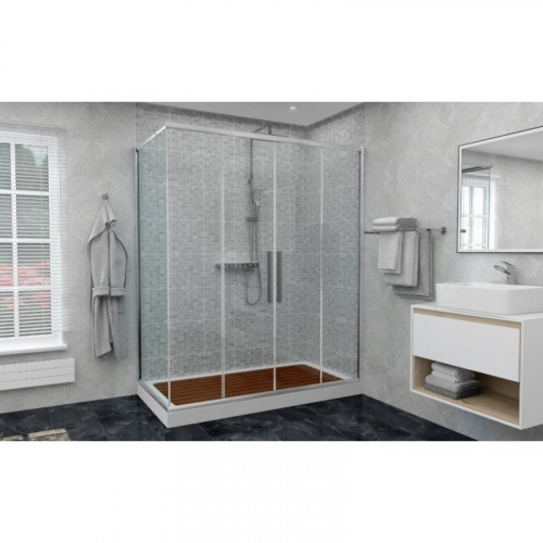 Дверь в нишу DTO FC2 190-210 Chrome (190-210)