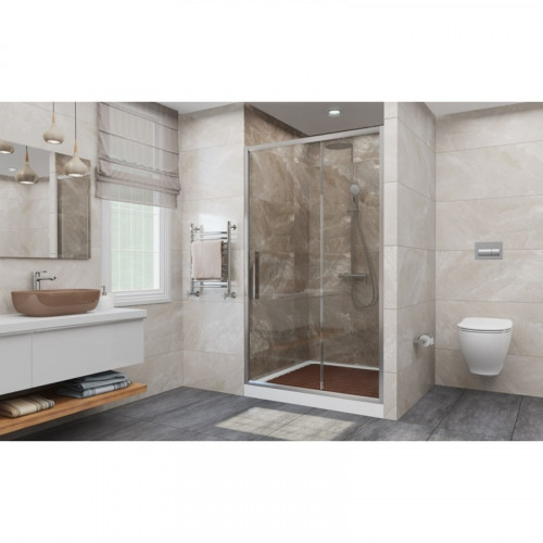 Дверь в нишу DTO FC 140-160 Chrome (140-160)