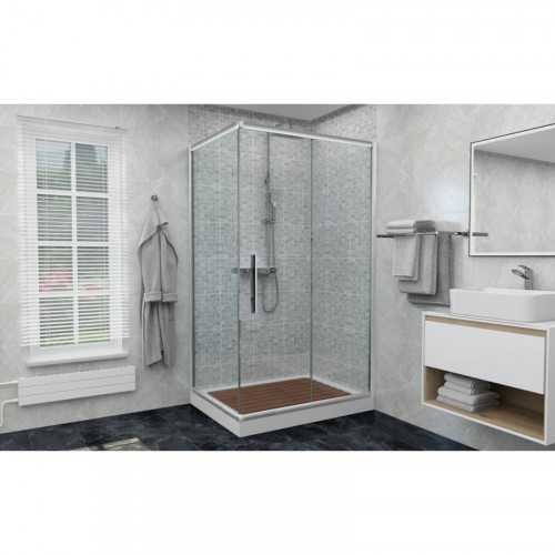 Дверь в нишу DTO FC 120-140 Chrome (120-140)