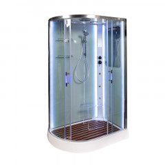 Душевая кабина A 102 R LED с гидромассажем (120x80)